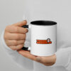 (TG Black Logo) Mug with Color Inside - Image 2
