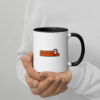 (TG Black Logo) Mug with Color Inside - Image 3