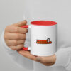 (TG Black Logo) Mug with Color Inside - Image 6