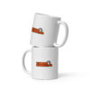 (TG Black Logo) White glossy mug - Image 2
