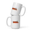 (TG Black Logo) White glossy mug - Image 3